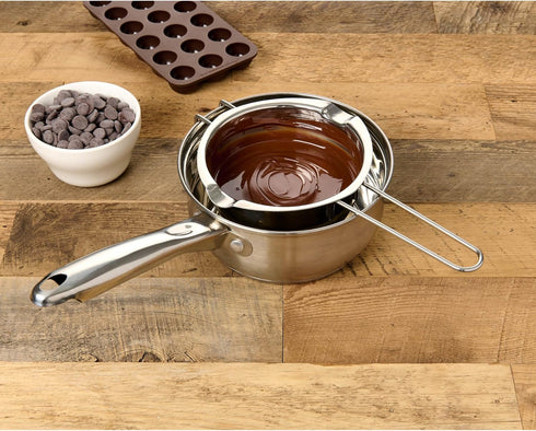 Mrs. Anderson’s Baking Chocolate Melting Pot, Heavyweight Stainless Steel, 2.5-Cup Capacity