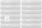 Luxurious White Washcloths 12 Pack 550 GSM 100% Ring Spun Cotton -