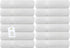 Luxurious White Washcloths 12 Pack 550 GSM 100% Ring Spun Cotton -