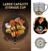 Large Capacity Black Wire Coffee Pod Holders for Counter, K Cup Storage Organizer with Wooden Base, Coffee Bar