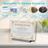 8.5 inch 1PC 8.5 5.5 Boloyo Acrylic Business License Display Frame, Clear Display Stand Holder Easel Base Protector