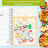 PECULA Recipe Book, 5.6"x 8.2" Blank Recipe Notebook to Write Your Own Recipes, Holds 170 Recipes