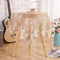 Retro Round Lace Tablecloth 24 Inch Embroidered Table Cover Decorative Dining Doily