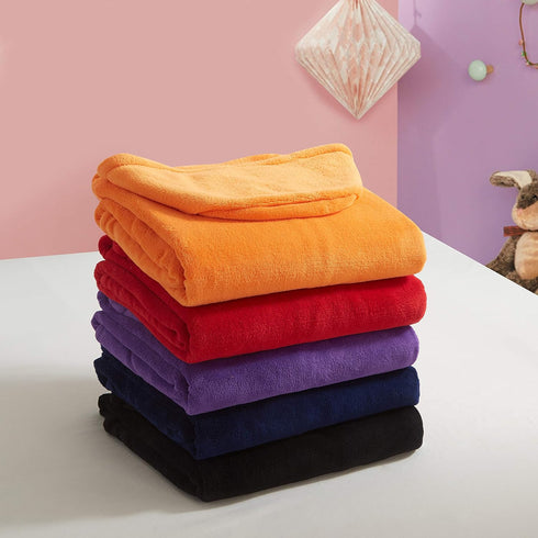 Cozy 50"x60", Pop Shop Hooded Ultra-Soft Plush Throw Blanket with Pockets, Purple
