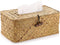 Sumnacon Rectangle Tissue Box Cover, Woven Seagrass Tissue Holder for Bathroom, Decorative Tissue Cover for Home Office