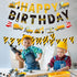 Maniaacer Set 5 Construction Birthday Banners Vehicle Truck Paper Garlands Construction Pennant Flags Bunting Banners
