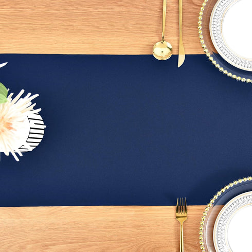 60 Inches 12X60 Inch Farmhouse Navy Blue Table Runner Dining Table Runners Long Coffee Table Runner for Dresser Living