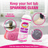 16 oz. (Packaging Quick N Brite Heavy Duty Hot Tub Cleaner Kit - Non-abrasive Cleaning Gel with Sponge and Cloth, May