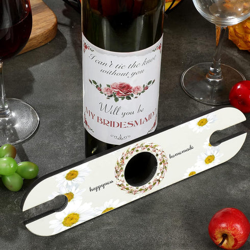 Jetec Wine Glass Holder - 2 Pieces Under Cabinet Stemware Storage DIY Picture Sublimation MDF Blanks