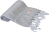 Bersuse Beach Towels Anatolia Collection - Premium Turkish Towel, 100% Cotton, Quick-Dry, Sand-Free, Silver Grey, 37x70