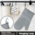 Hovico Silicone Oven Mitts, 2PCS Grey Oven Gloves with Non-Slip Waterproof, Heat Resistant 600 Degree