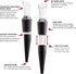 2-Pack Patented Bottle-top Wine Aerator and Pourer - 100% MADE IN THE USA
