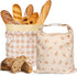Beeswax Bread Bags for Sourdough, 2 pcs Reusable Beeswax Bread Bags for