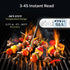 Digital Meat Food Thermometer - Instant Read Cooking Thermometer, Backlight, Built-in Magnet, Foldable Probe