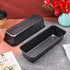 Beasea Long Loaf Bread Pan, 12x4 Inch 2 Set Rectangle Nonstick Baking Pans, Carbon Steel Toast Pan