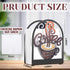 Cinnvoice Countertop Coffee Metal Napkin Holder Kitchen Decorative Paper Towel Stand Small Napkins Holder for Coffee