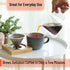 Brew To A Tea BTaT Pour Over Coffee Maker Set, Double Wall Glass, 16 oz, Drip Coffee Maker with Permanent Filter