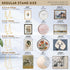 Plate Holder Easel Display Stand - 6 Inch Twisted Metal Wire Stands for Decorative Plates, Pictures, Books