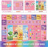 Macgace 3x5 ABC Kids Rug for Playroom, Pink Purple Washable Classroom Area Rugs, Toddler Educational Play Mat