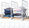 Premium Set of 6 Shelf Dividers, Closet Organizer for Clutter-Free Spaces with Easy-Clip Attachment for Various Rooms