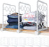 Premium Set of 6 Shelf Dividers, Closet Organizer for Clutter-Free Spaces with Easy-Clip Attachment for Various Rooms