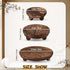 3 8/6/4 Inch Amyhill Pcs Wooden Risers for Display Wood Pedestal Stand Mini Tray Stand Round Wooden Pedestal Holder