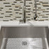 YBM Home 2-Pack Kitchen Sink Grid Mat Pad - Plastic Protector with Quick Draining Holes, Non-Skid, Gray