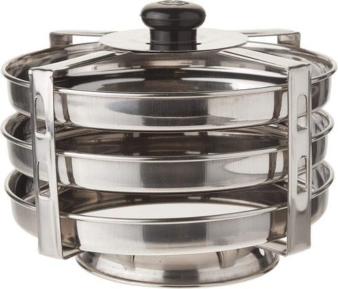 Tabakh Stackable Stainless Steel Food Container - Pressure Cooker Steamer Insert for Instant Pot 6qt & 8qt