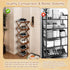 Closet Closet, (6 Simcat Shoe Rack for Bamboo Shoe Storage Freestanding Shoe Storage Shelf for Entryway, Front Door