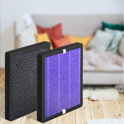 R1 HEPA Filter Replacement for YIOU R1 P1802 and Elechomes P1801, Deep Purple, 2 Pack