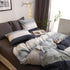 FenDie Standard Pillow Cases Set of 2, Striped Pattern Blue Grey Bed Pillowcases, Queen Size 20x26 Inch