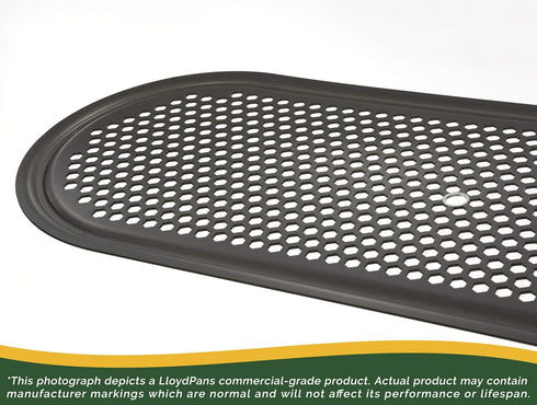 LloydPans Kitchenware Perforated Flatbread Pan, 7 Inch by 18 Inch, PSTK
