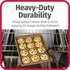 GoodCook BestBake Nonstick Textured Carbon Steel Medium Cookie Sheet, 10" x 15", Bronze Baking Tray