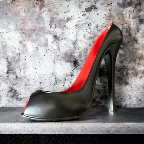 Shoe Wine Rack Holder - Bottle Wine Not Keeper with High-Heel Design - Display & Storage Accessories - Table