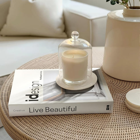 innoicco Set 2 Aesthetic Decorative Books for Home Coffee Table Decor - Fake Books for Living Room Bookshelf Decoration
