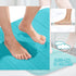 Yimobra Memory Foam Bath Mat, Super Soft Non Slip 24x17 Inch, Quick Dry, Machine Washable, Lake Blue