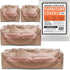 IMPRESA Variety 4 Pack Plastic Furniture Covers for Moving & Storage - Couch Covers for Sofa, Loveseat & Armchairs