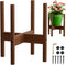 ALIGADO Bamboo Plant Stand Indoor, for Up to 12 Inch Pots, Built