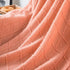 Homiest Cozy (50" 60", Decorative Knitted Throw Blanket with Fringe Soft & Tassel Blanket for Couch Sofa Bed x Coral)