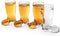 Final Touch Das Boot Shot Glasses, Set of Miniature Cowboy and Cowgirl-Inspired, 1.5oz Capacity