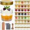 QAPPDA 4oz Glass Jars With Lids,Small Mason Jars Wide Mouth,Mini Canning Jars With