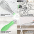 Zulay Kitchen 12 Inch Stainless Steel Balloon Whisk, Heavy Duty Wire Whisk with Non-Slip Silicone Handle for Blending