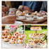 300 Pcs Square Cupcake Liners, 2.36 Inches Brownie Cupcake Cups for Wedding, Baby Shower, Birthday Party