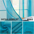 MRTREES Short Sheer Curtains 36 inch Length Kitchen Tier Curtains, Light Filtering Rod Pocket Voile Cafe Curtains, 2
