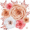 Paper Flowers Decorations for Wall, Large 3D Artificial Flower Wall Decor for Nursery, Bridal Shower