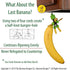 Banana Bungee The Original Banana Hanger, Under Cabinet Banana Hook & Holder Stand Alternative, Made in USA