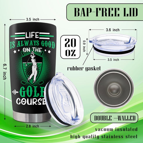 Golf Gifts for Men and Women, Funny Golf Accessories, Unique Golf Tumbler, Cool Gifts for Golfers