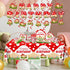 Dydamud 150PCS Mushroom Birthday Decorations, Mushroom Theme Party Tableware Include Plates, Napkins, Tablecloth