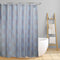 Linen Store 70"x70" Shower Curtain, Printed Durable Fabric Canvas Tub Decor, Water-Resistant, Lexi, Contemporary