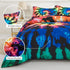Set Sets 3 2 Koniroom Tie Dye Comforter Queen Size, Kids Comforter for Teen Boys Girls Women with Hippie Psychedelic